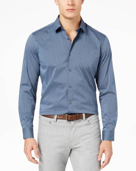 Alfani Men's Warren No Pocket Short Sleeve Shirt, Created for Macy's -  Macy's