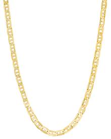 Macy's Men's Solid Mariner Link, 22" Chain Necklace (5-5/8mm) in 10k Gold Macy's Men's Solid Mariner Link, 22" Chain Necklace (5-5/8mm) in 10k Gold