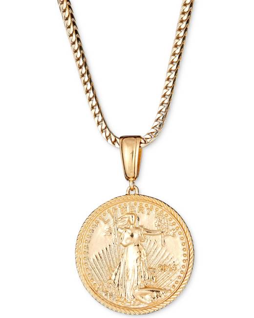 gold necklace pendants for guys