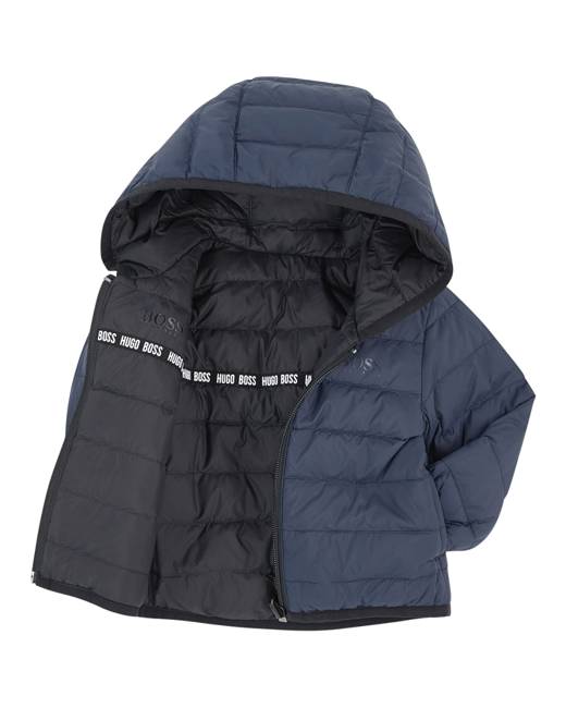 hugo boss puffer jacket junior