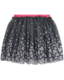 Marque  Scotch & SodaScotch & Soda Elasticated Tulle Skirt with Allover Printed Woven Lining Jupe Fille 