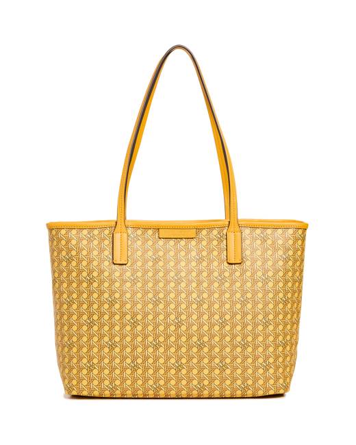 Tory Burch Gemini Link Coated Canvas Tote Bag at FORZIERI