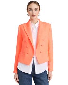 L'AGENCE Brooke Double Breasted Crop Blazer