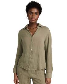 SUNDRY Long Sleeve Button Down Top