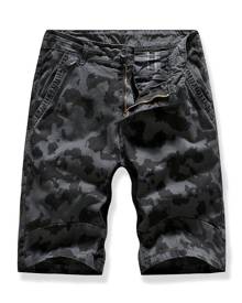 DressLily Camo Multi-pocket Casual Cargo Shorts