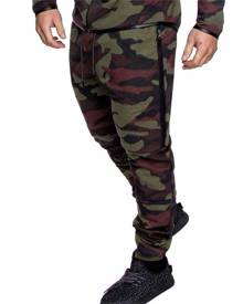 Rosegal Camo Print Drawstring Casual Jogger Pants