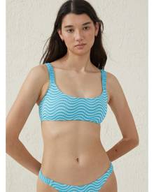 Body Scoop Neck Crop Bikini Top