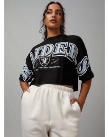 Lcn Nfl Cropped Fitted Graphic Tee