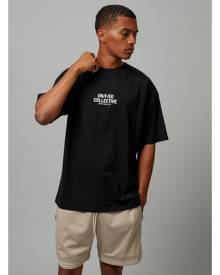 Factorie - Oversized Graphic T Shirt - Black/uc coordinates