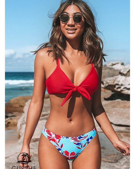 Cupshe hotsell red bikini