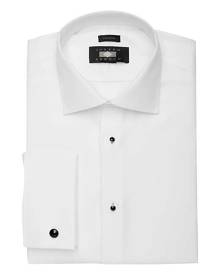 MICHELSONS OF LONDON Men's Slim-Fit Stretch Pleated Bib French Cuff Tuxedo  Shirt - Macy's