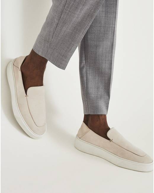 reiss suede loafers