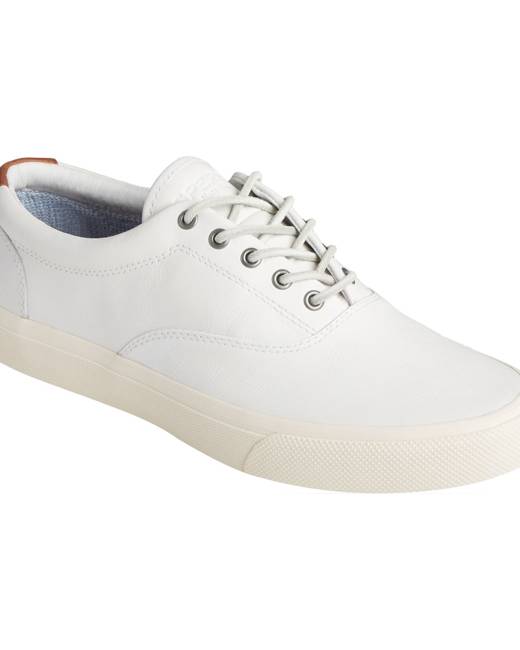 sperry white mens sneakers