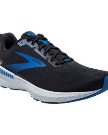 Men's Brooks Launch Gts 8 Running Sneaker, Size: 9.5 D, Black/Grey/Blue Men's Brooks Launch Gts 8 Running Sneaker, Size: 9.5 D, Black/Grey/Blue
