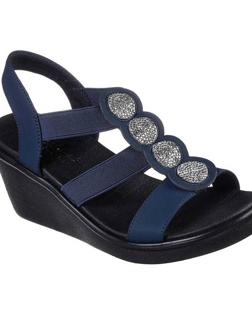 Blue Women's Wedge Sandals - Shoes | Stylicy USA