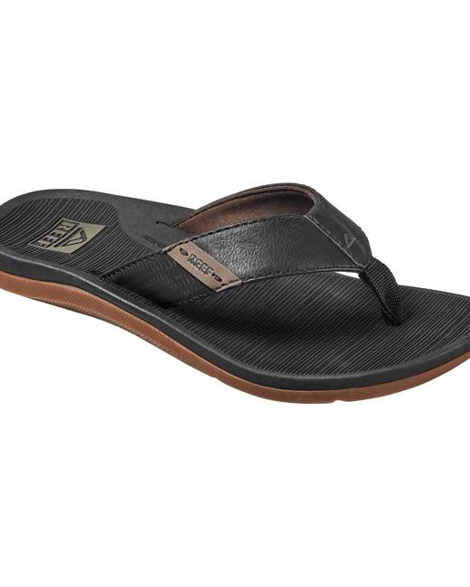 Reef Mens Sandals Element TQT Size 11 Olive/Grey 