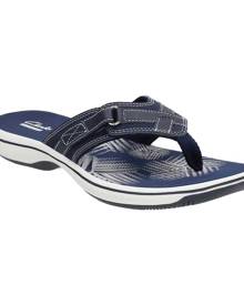 clarks soft cushion flip flops