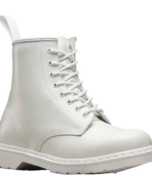 mens white heeled boots