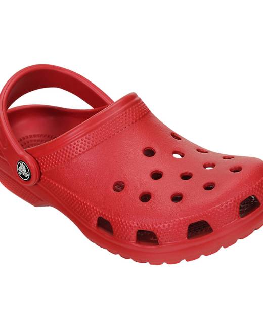 Red on sale crocs shoes