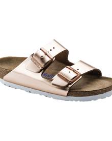 Women's Birkenstock Arizona Soft Footbed Leather Slide