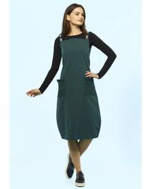 Modaliani Green Jumper Dress