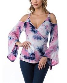 Vava by Joy Hahn Long Sleeve Wrap Top