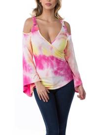 Vava by Joy Hahn Long Sleeve Wrap Top