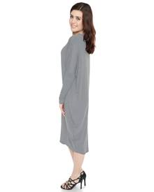 Baby-O Women's Original Basic Comfy Cover-Up Midi Dress