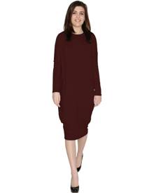 Baby-O Women's Original Basic Comfy Cover-Up Midi Dress