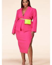 Fason De Viv Hot Pink Blazer