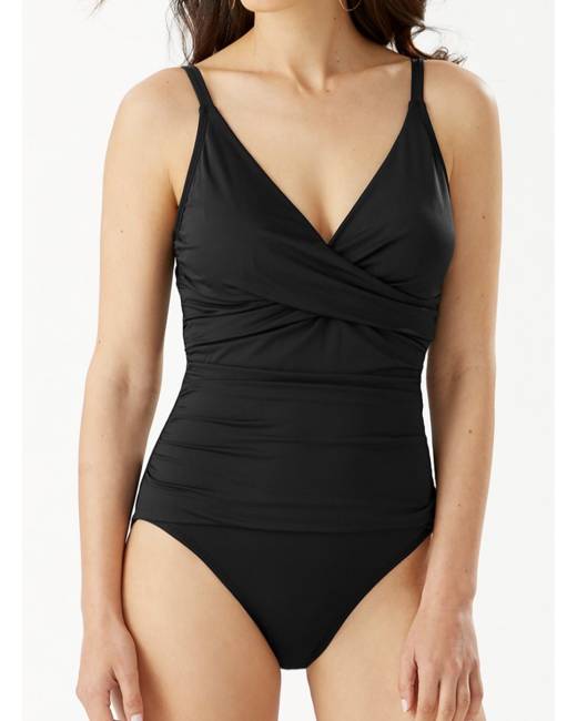 tommy bahama ruched one piece swimsuit