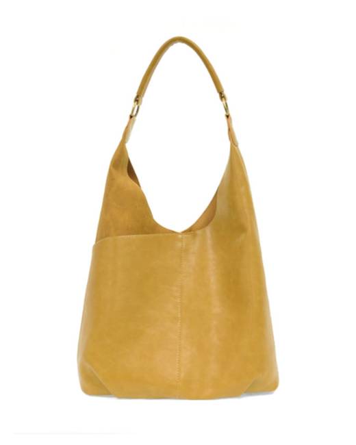 Paul Smith Emmetiasse Made in Italy Metallic Gold Leather Hobo Bag Tassen & portemonnees Handtassen Hobotassen 