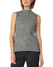 Liverpool LM8228KN26 - mock neck sleeveless tee