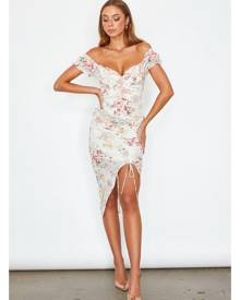 ONE AND ONLY COLLECTIVE Off-Shoulder Floral Dress