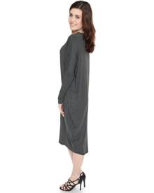 Baby-O Women's Original Basic Comfy Cover-Up Midi Dress