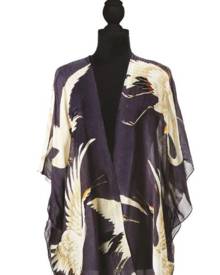 Two's Company Viscose/Modal Long Kimono