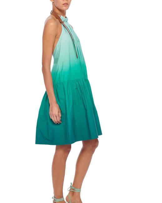 Green Women's Halterneck Dresses - Clothing | Stylicy