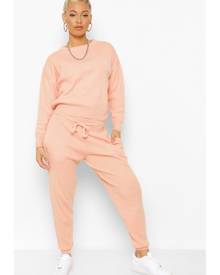 Boohoo Nude Knitted Sweater & Jogger Co-Ord - Pink - S