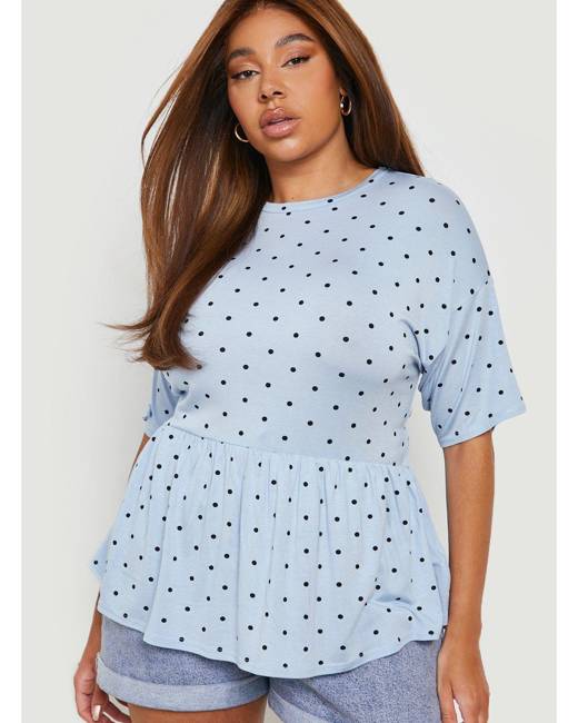 Women's Peplum Shirts at Boohoo - Clothing