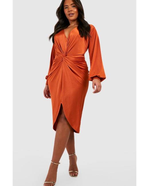 Tie Shoulder Detail Drape Maxi Dress