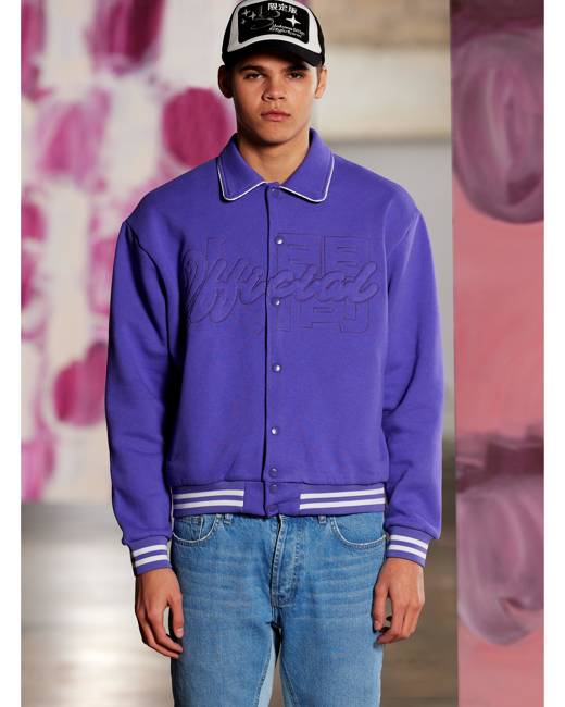Men's 148 Purple Varsity Jacket (as1, alpha, one_size, regular