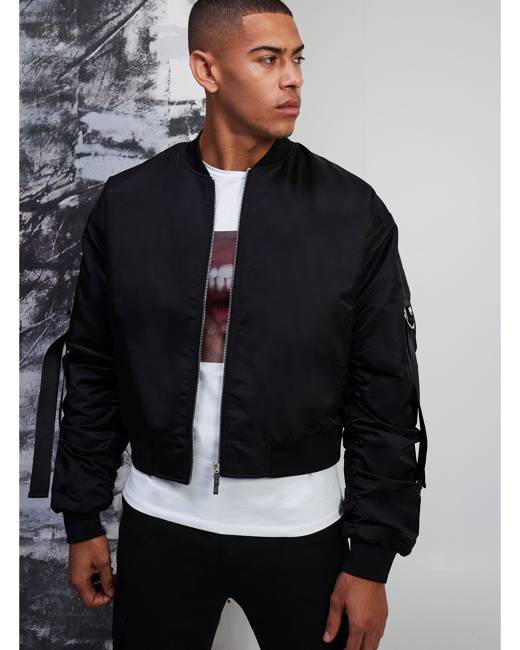 Plus Heavy Padded Bomber Jacket