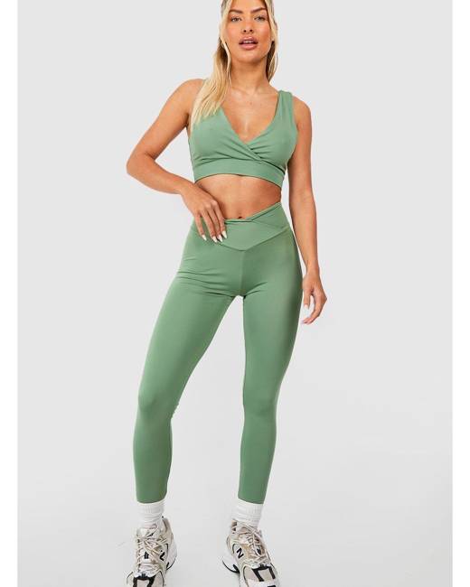 Green Women's Leggings - Clothing