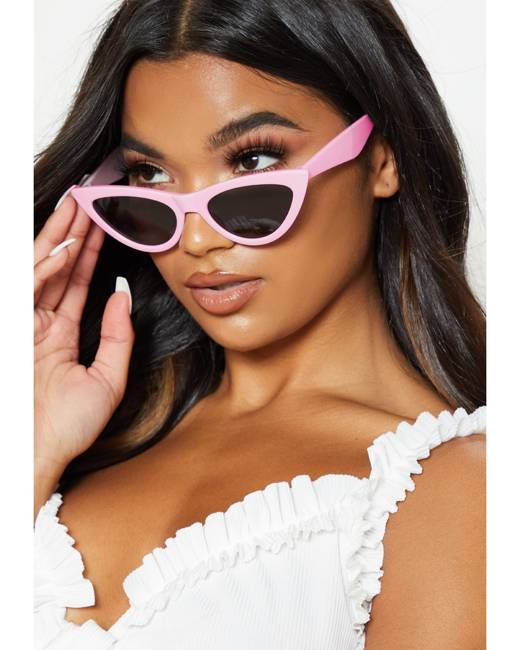 PRETTYLITTLETHING Clear Cat Eye Blue Light Glasses