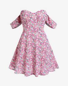 ZAFUL Floral Off Shoulder Mini Dress