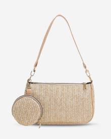 Zaful Beach Straw Tote Bag with Coin Purse