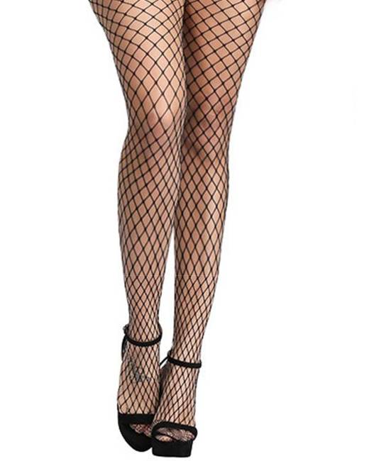 ROMWE 3pairs Solid Fishnet Tights