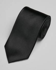JoS. A. Bank Men's Reserve Collection Satin Weave Solid Tie, Black, One Size JoS. A. Bank Men's Reserve Collection Satin Weave Solid Tie, Black, One Size
