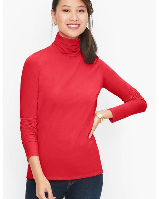 talbots funnel neck sweater