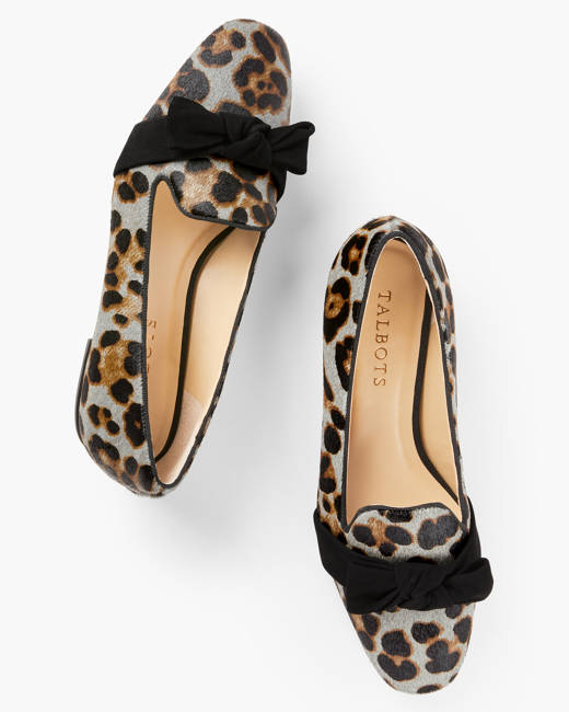 Talbots hot sale leopard flats